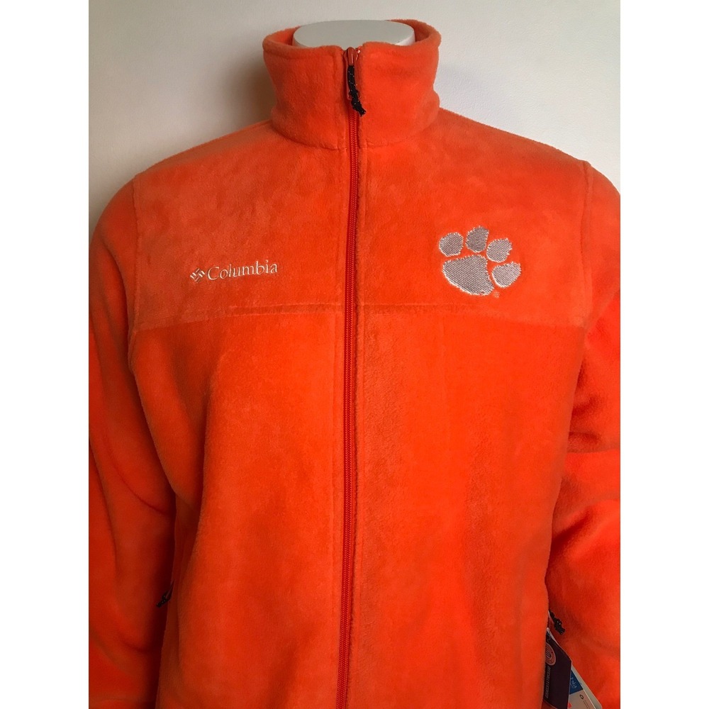 Clemson Tigers Columbia Flanker II Full-Zip Fleece Jacket Size S - Picture 6 of 9